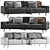 Contemporary Carlton Sofa 2017 3D model small image 2