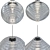 Sleek Pressed Metal Lighting 3D model small image 4