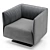 Dodi Armchair: Italian Luxury at Home 3D model small image 5