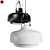 Copenhagen M Chandelier - Classic Elegance in Black or White 3D model small image 2