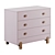 Ice Cream Dreams: 3-Drawer Chest 3D model small image 1