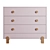 Ice Cream Dreams: 3-Drawer Chest 3D model small image 2