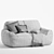 Comfort Deluxe Sofa Lounge 3D model small image 7