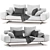 Elegant WING Sofa by FLEXFORM 3D model small image 3