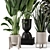 Indoor Plant Set: Ferm Living Bau Pot 3D model small image 4