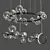 Elegant IONA Lighting Collection 3D model small image 3