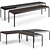 B&B Italia Michel Coffee Tables: Stylish and Versatile Set 3D model small image 1