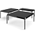 B&B Italia Michel Coffee Tables: Stylish and Versatile Set 3D model small image 3