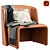Timeless Elegance: Legacy Armchair 3D model small image 1