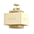 Sella CH: Brass & Glass Lighting 3D model small image 2