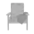 Eucalyptus Garden Chair for Ultimate Outdoor Comfort 3D model small image 5
