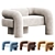 Sight Unseen Ian Felton Armchair 3D model small image 1