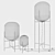 Herkner Design Floor Lamp: Oda 3D model small image 3