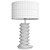 Elegant Stacked Disc Table Lamp 3D model small image 2