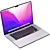 Apple Mac Book Pro 2022: 3D Render 3D model small image 1