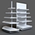 Standard Shelving Units, 1000x2000x700mm 3D model small image 2