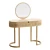 Juliette Modern Vanity, Oak Finish 3D model small image 1