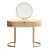 Juliette Modern Vanity, Oak Finish 3D model small image 2