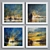  Coastal Landscape Frame Set 3D model small image 3