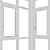 Panoramic Balcony Glazing 3D model small image 5