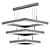 Adjustable LED Pendant Light 3D model small image 1