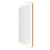 Gold Brass Rectangle Mirror with Front-Lit, 50x100cm 3D model small image 5