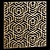 Square Decorative Panel Set 27 3D model small image 2