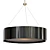 Sleek Dante Chandelier Lighting 3D model small image 1