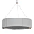 Sleek Dante Chandelier Lighting 3D model small image 2