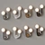 Modern Metal Wall Sconce 3D model small image 4