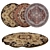 Round Rug Set with Variants 3D model small image 1