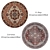 Round Rug Set with Variants 3D model small image 3