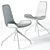 Ergonomic Flamingo Chair by Cattelan 3D model small image 7