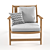 Roda Levante Modern Armchair 3D model small image 3