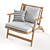 Roda Levante Modern Armchair 3D model small image 4