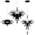 Minimalist Pendant Lamp Gravity Hosts Multiple Colors 3D model small image 2