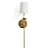 Opulent Antique Gold Clove Sconce 3D model small image 1