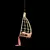 Rattan Hanging Chair Model Sync 3D model small image 4