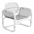 Modern Rattan Lounge Chair 3D model small image 6