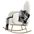 Modern Nursery Works Rocker Chair 3D model small image 4