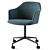 Modern Scandinavian Style Rely Chair 3D model small image 4