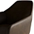 Modern Leather Clancy Chair  3D 3D model small image 2