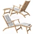 Roda Levante LongChair 3D Model 3D model small image 8