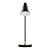 Modern Black Brass Desk Lamp 3D model small image 2