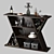 Modern Rustic Billy Bar Counter 3D model small image 1