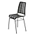 Urban Style Gina Dining Chair 3D model small image 3