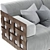 Rugiano Braid Sofa, Modern Design 3D model small image 4