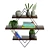 Modern 3-Tier Wire Shelf 3D model small image 3