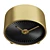 Retro-Glam Brass Clock 3D model small image 4