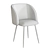 Grace Metal Gray Chair 3D model small image 5